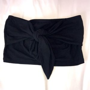 Tie front tube top